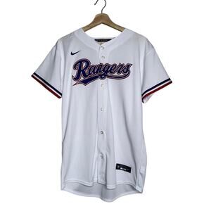 Nike Texas Rangers Women’s Jersey XL White Odor #12 MLB Baseball Fan Shirt